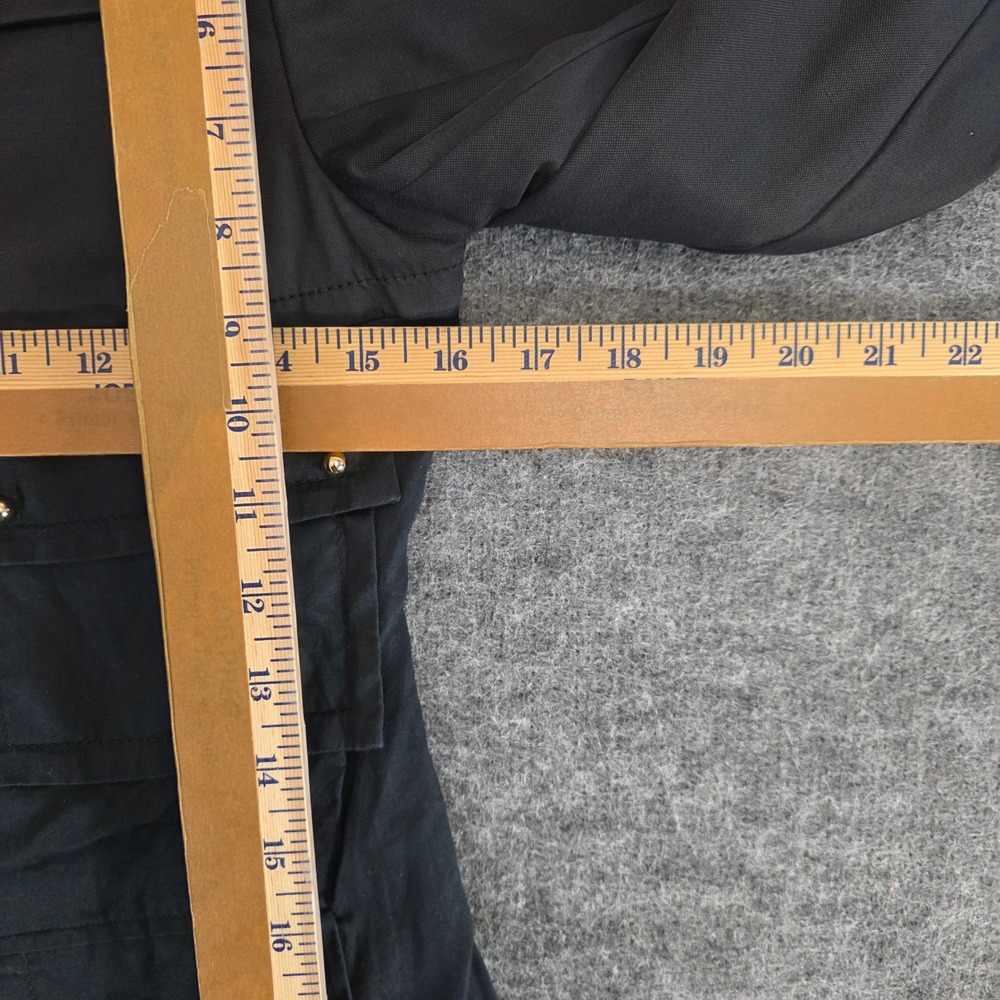 ESCADA Jacket Womens Size 34 Black Long Sleeve Utility Military Style‎ Blazer - Picture 8 of 10